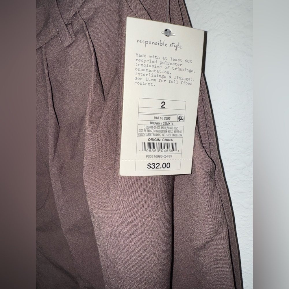 Size 14 a new day Brown Women's Trousers